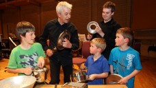 BCMG musicians and young people at Families@4