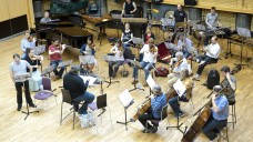Oliver Knussen conducts BCMG rehearsal